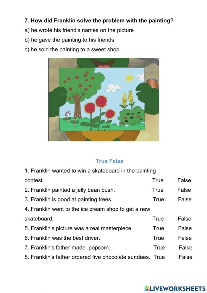 Students studying Italian Renaissance artists and famous paintings in a sixth grade social studies worksheet activity