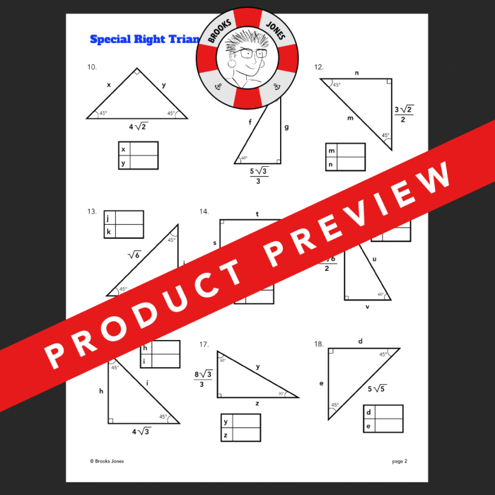 Finding the area of right triangles through hands-on practice problems for middle school math Sixth grade student solving triangle area problems on a geometry practice worksheet with right triangles