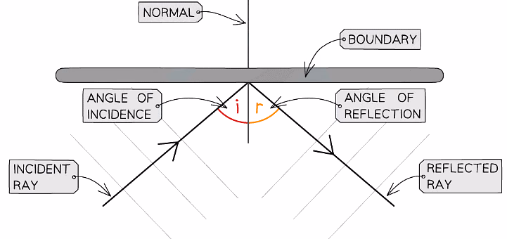 Transmission Absorption and Reflection Wave Interactions Worksheet 4 Sixth grade science worksheet showing diagrams of light waves reflecting and absorbing on surfaces