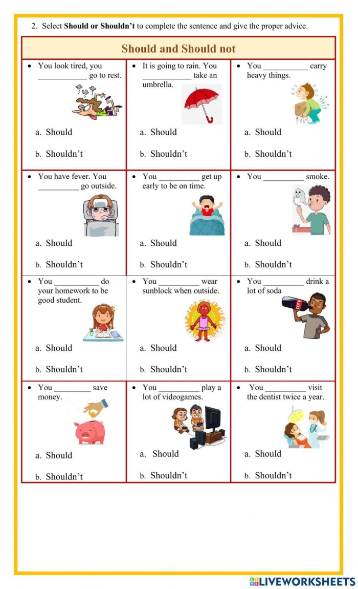 A young student reflects and writes personal guidance on a worksheet activity about self-advice Sixth grade student writing advice to themselves on the Offer Yourself Advice worksheet for American Sign Language class