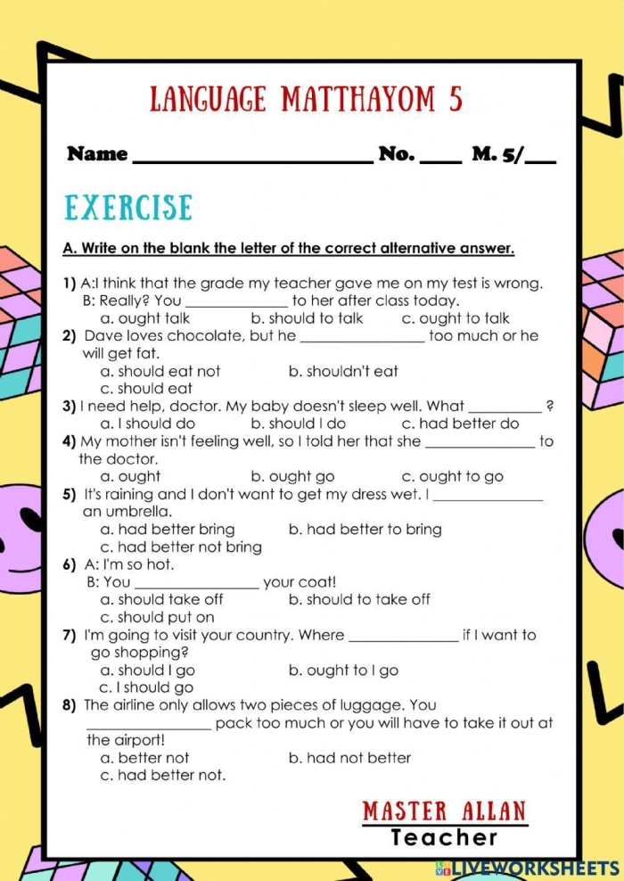 Offer Yourself Advice worksheet activity 22 helping students explore inner wisdom through letter writing Sixth grade student writing advice to themselves on the Offer Yourself Advice worksheet for American Sign Language class