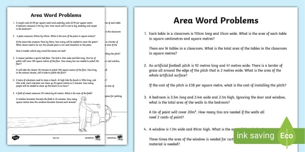Engaging activities for students to practice calculating surface area through word problems Surface Area Word Problems worksheet for sixth graders featuring real-world applications of geometry concepts