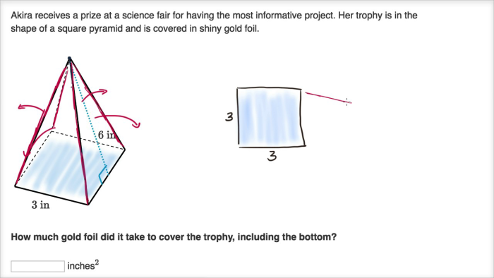 Surface Area Word Problems Worksheet 14 Geometry Practice Sixth grade student solving geometry surface area word problems on a printable worksheet