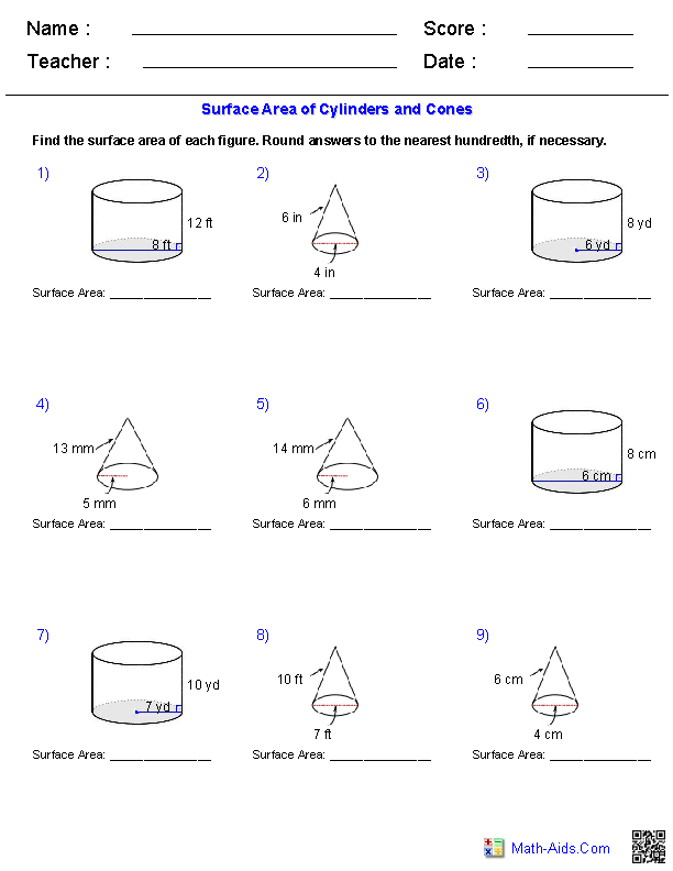 Interactive worksheet to help students practice geometry concepts in physical science Surface Area Word Problems worksheet for sixth graders featuring real-world scenarios