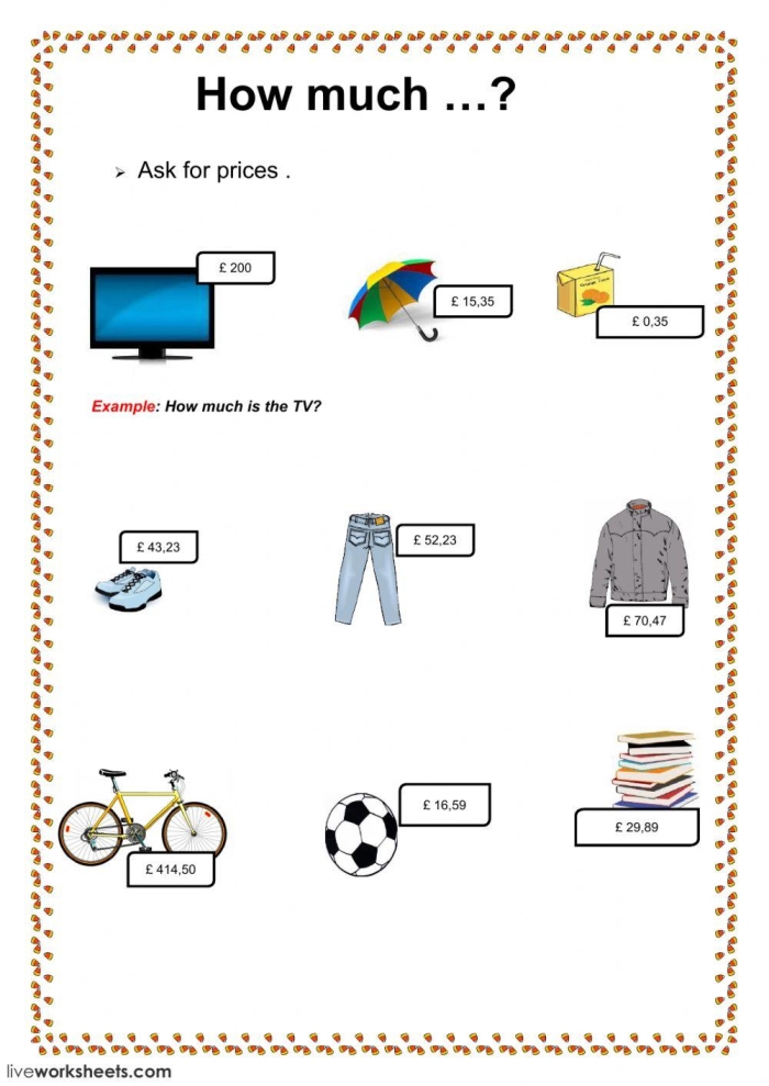 Matching worksheet for practicing unit prices and comparisons Worksheet featuring unit price calculations for sixth graders