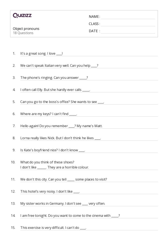 Place Value worksheet for Sixth Grade Worksheet designed to assist sixth graders in identifying vague pronouns in their writing. Educational resource for improving grammar skills in the context of place value.