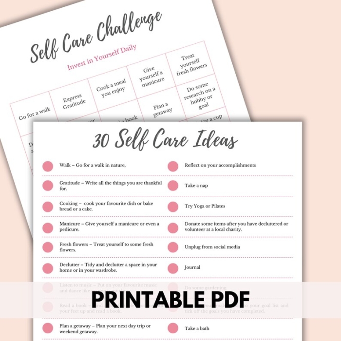 Sixth grade Earth and Space Science student completing a 30-day self-care habit tracker worksheet 17