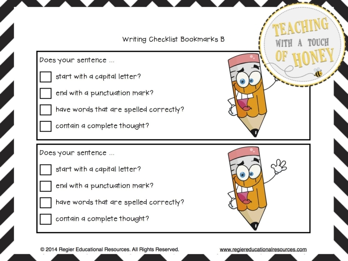 A sixth grade student using an editing checklist worksheet to review grammar, mechanics, and style in their algebra writing assignment