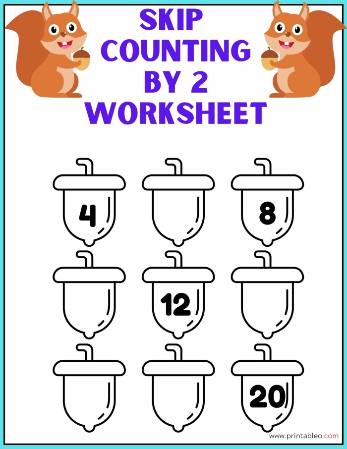 Second grade skip counting by twos dot-to-dot zoo activity with coloring page for math practice