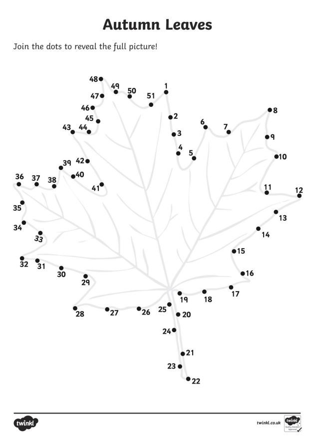Second grade leaf dot to dot worksheet for counting by twos number 25