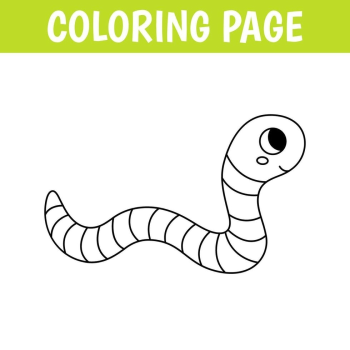 Coloring worksheet featuring hidden snakes for kids to discover and color their patterns