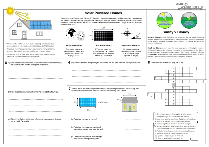 Educational resource on solar energy for Earth and Space Science lessons Worksheet illustrating the concept of solar energy for third graders