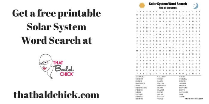 Solar System Word Search worksheet designed for second graders to explore planet names