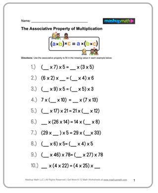 Printable algebra equations worksheet for students solving for the variable x
