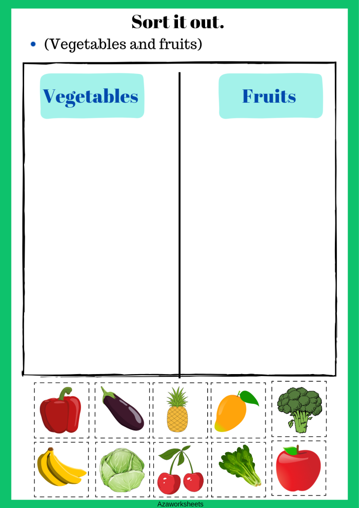 Sort It Out worksheet for evaluating number theory skills in young learners Sorting assessment worksheet for Pre-K students focusing on shapes and colors