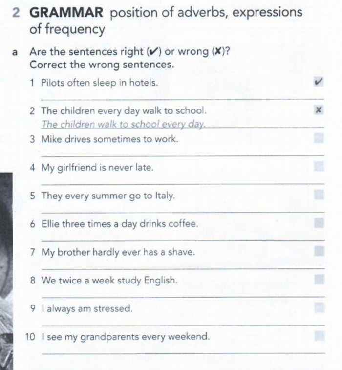 Engaging hands-on grammar activity for young learners to categorize adverbs Sorting Out Adverbs worksheet for second graders focusing on location, degree, manner, time, and frequency