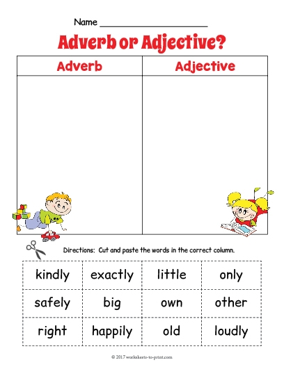 Interactive grammar activity for sorting adverbs by various categories Sorting Out Adverbs worksheet for second graders focusing on grammar skills