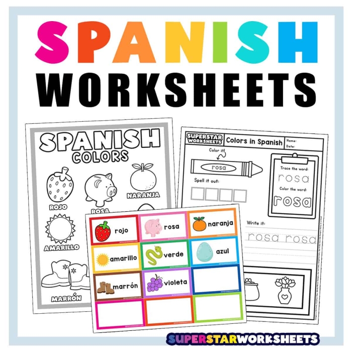 Understanding when to use "el" or "la" in Spanish nouns Worksheet for learning Spanish nouns and their gender