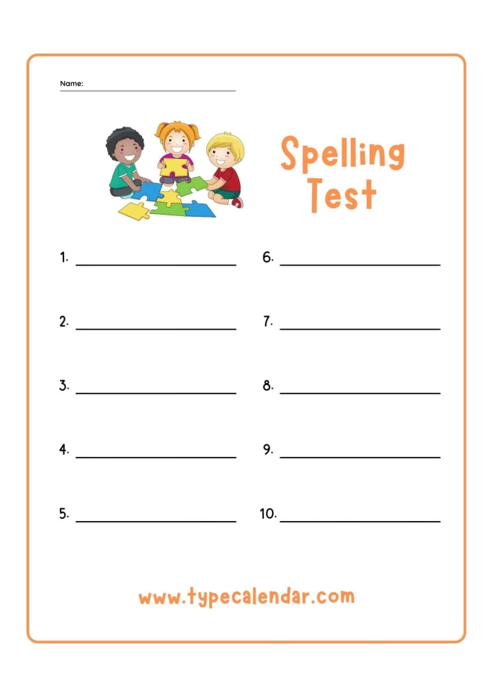 Engaging spelling activity to help young learners enhance their skills Spelling Quiz worksheet for first graders focusing on geometry vocabulary
