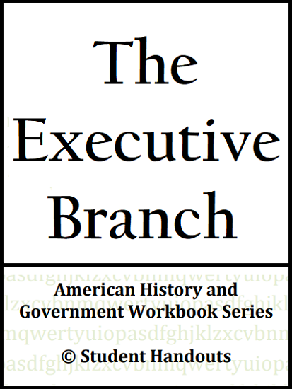 Educational resource image for Executive Branch spelling activities for Grade 4 Spelling worksheet for fourth graders on vocabulary related to the executive branch of the U.S. government