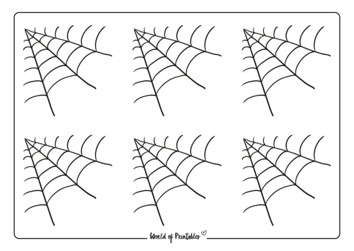 Fun Halloween-themed geometry worksheet for practicing 90-degree angles Spider Web Angles worksheet featuring Simon the Spider crafting right angles