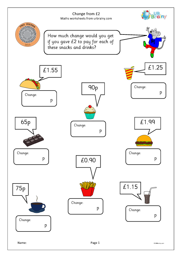 Make Change: Sport Shop Math Worksheet 17 for Young Athletes Learning Money Skills Second grade students practicing addition and subtraction with money amounts at a sport shop checkout counter