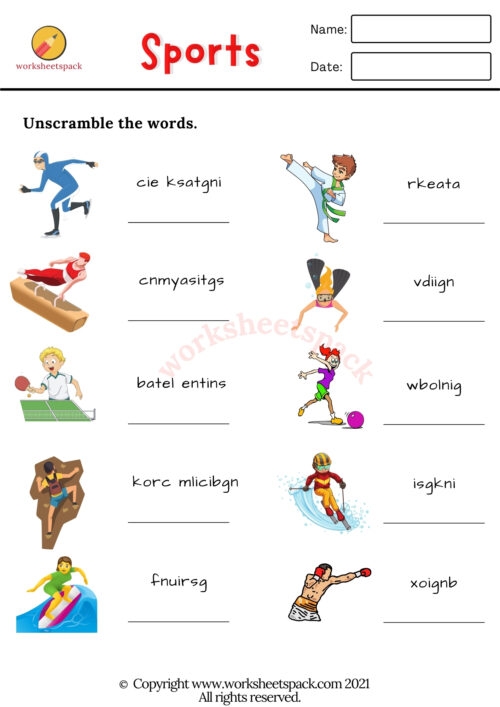 Sports math word problems worksheet designed for fourth graders