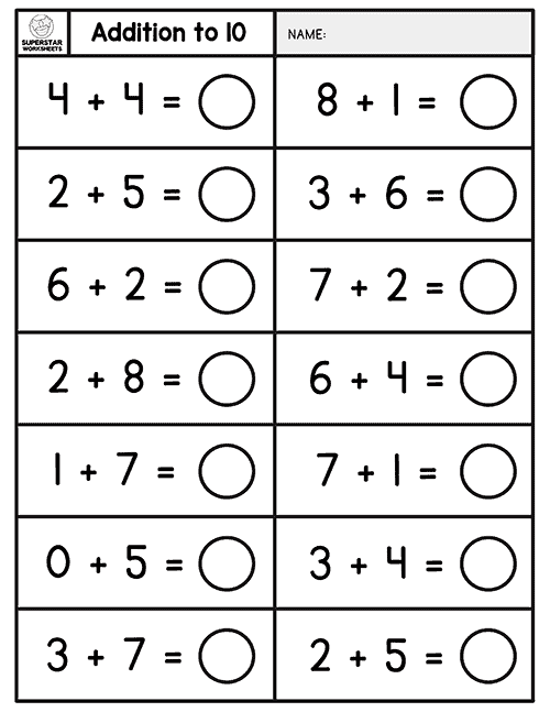 Animal themed spring math worksheet for kindergarten addition within 20 practice 25