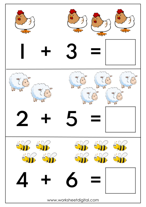 Springtime Addition Practice Sheet for Early Learners Image 20 First grade spring-themed addition worksheet with colorful flowers and simple math problems