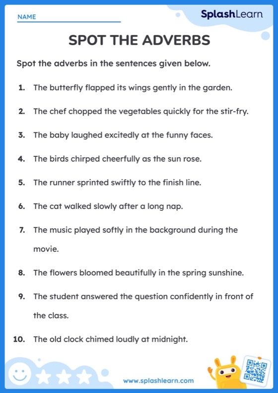 Spring Adjectives worksheet for second graders focusing on descriptive language