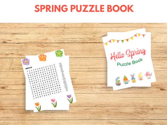 Fun Spring Find It! worksheet designed for first graders to explore decimals through flower matching Colorful spring-themed worksheet featuring a puzzle to find matching flowers in size and color