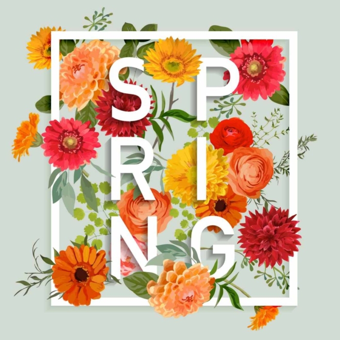 Engaging crossword puzzle for second graders focused on spelling and vocabulary Spring Flowers Crossword worksheet featuring vibrant blooming flowers