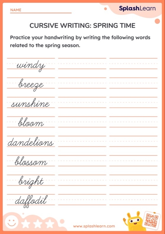 Spring-themed subtraction word problems worksheet for fourth graders