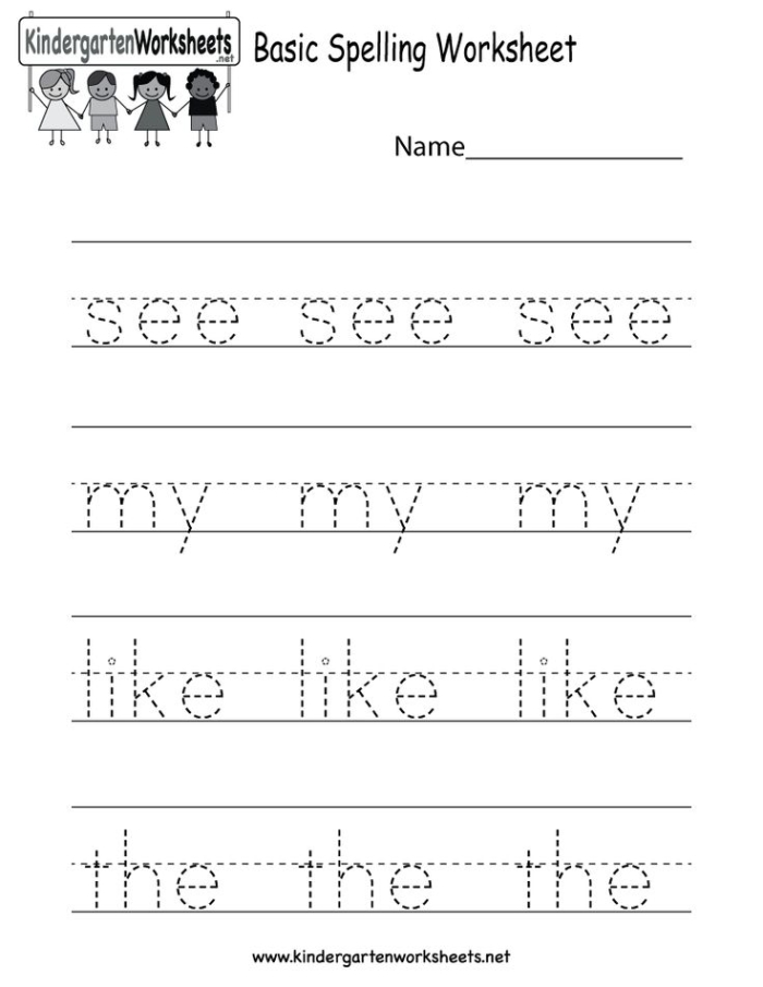 Spring-themed spelling worksheet for third graders to practice their vocabulary