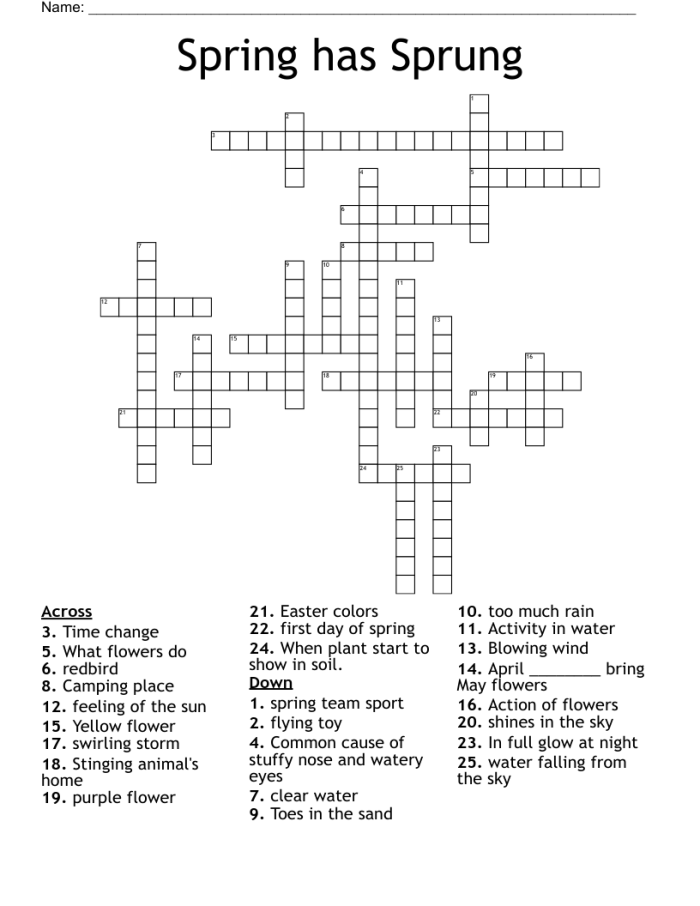 Third grade students searching for eighteen seasonal words in a fun Spring Has Sprung word search puzzle