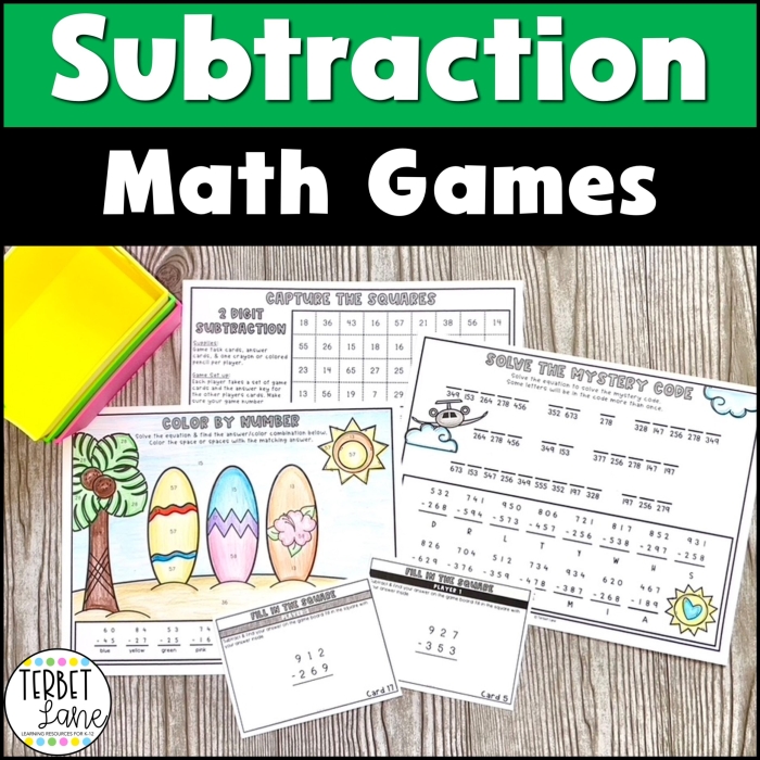 Springtime: Three-Digit Subtraction With Regrouping worksheet for Third Grade