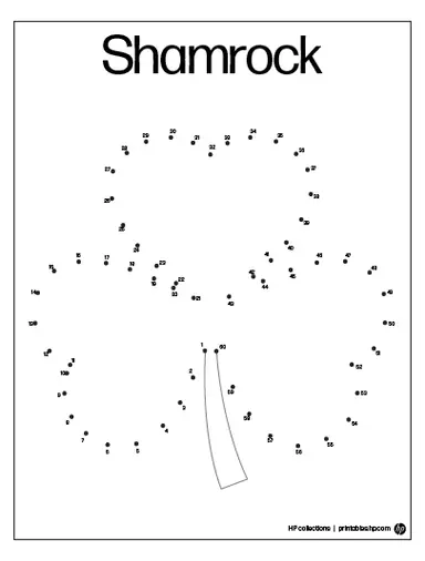 St. Patricks Day Connect the Dots Worksheet Addition Activity 13 Kindergarten student completing a St. Patrick's Day connect the dots worksheet to practice addition and counting to 67
