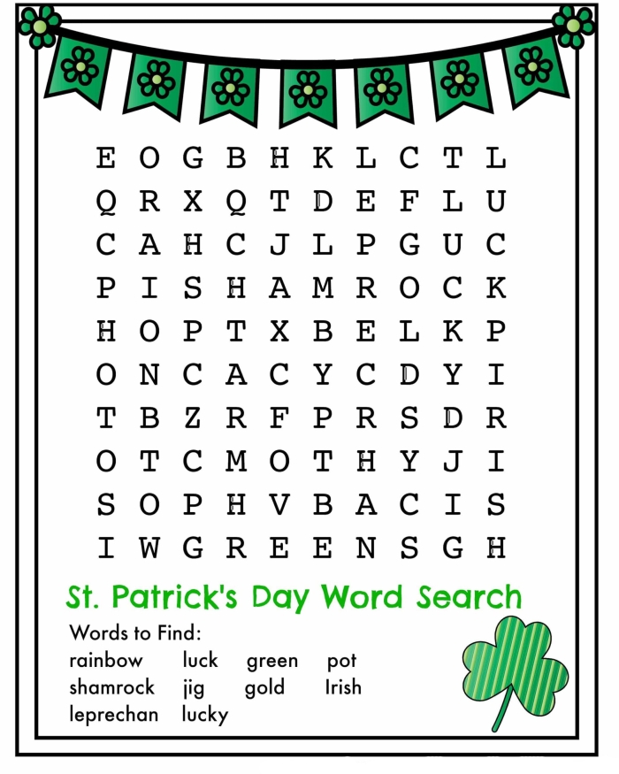 Over the Rainbow St. Patrick's Day Numbers and Counting Activity for Grade 2 Students A second grade student playing Over the Rainbow, a St. Patrick's Day counting game with green rainbow and leprechaun illustrations on a worksheet