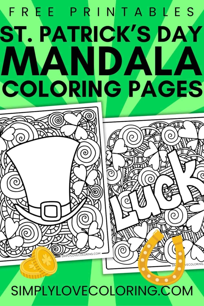 Engaging St. Patrick's Day coloring page designed for early learners and storytelling fun Colorful St. Patrick's Day mandala worksheet for preschoolers to color and explore Irish folklore