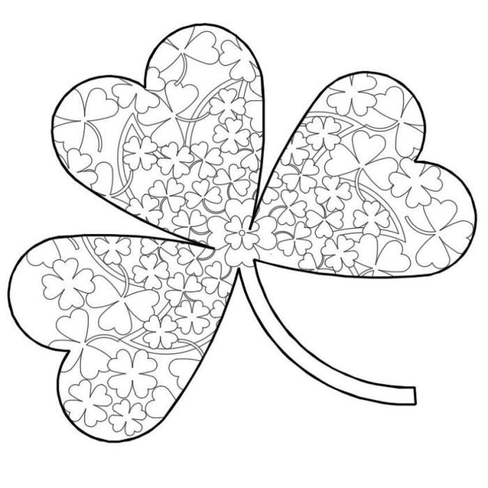 Reading worksheet for Pre-K Colorful St. Patrick's Day mandala worksheet for preschoolers to color and explore folklore. Engaging St. Patrick's Day coloring activity for young children.