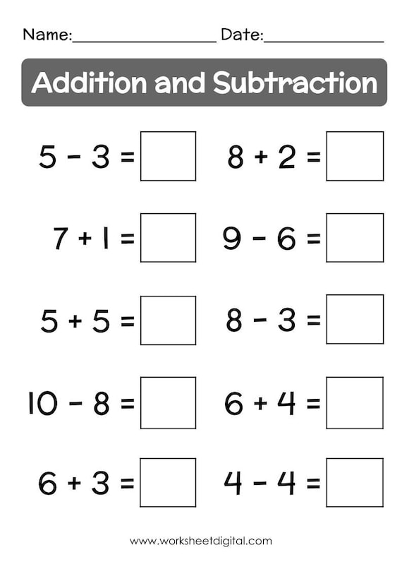 St. Patrick's Day math puzzle worksheet for first graders focused on addition and subtraction within 10