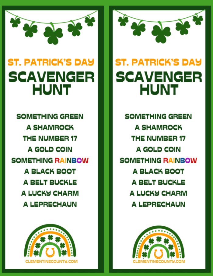 Colorful St. Patrick's Day math worksheet for kindergarteners featuring pots of gold and coins