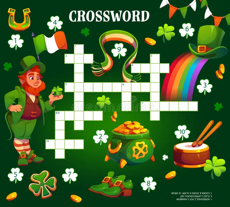 Colorful St. Patrick's Day Rainbow Maze worksheet for kindergarten counting practice