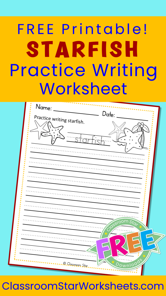 Worksheet illustrating Starfish text features for second-grade reading activities