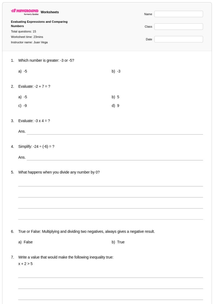 Worksheet featuring fun word problems for writing and evaluating expressions in skateboarding context