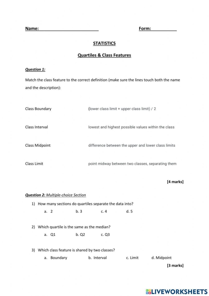 Recognizing Statistical Questions Practice Worksheet 13 Sixth grade math worksheet focused on identifying statistical versus non-statistical questions