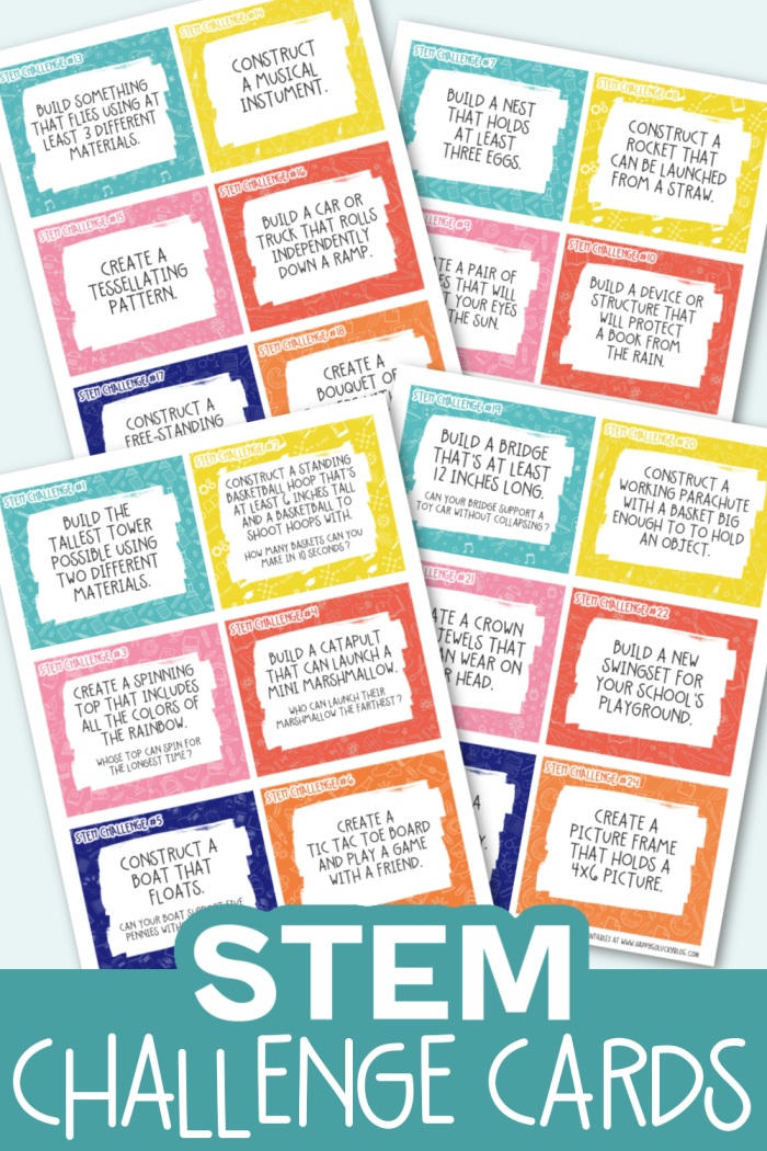 Engaging worksheet featuring STEM design challenges for young learners STEM design challenge cards for second graders promoting creative problem-solving