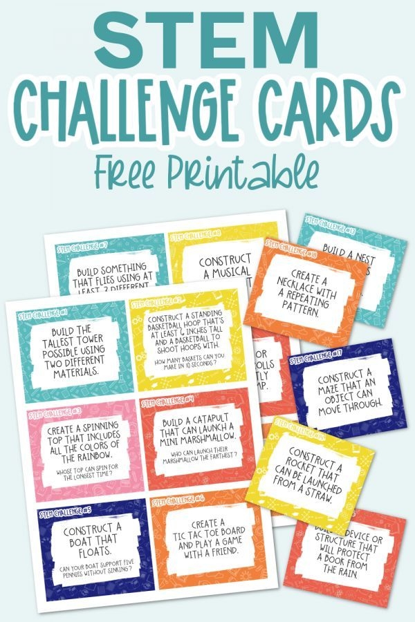 Engaging worksheet for building innovative solutions in a fun and educational way STEM design challenge cards for second graders promoting creative problem-solving skills