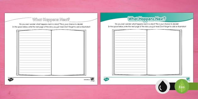 Second Grade Earth and Space Science activity: What Happens Next? worksheet Children engaging with the Story Comprehension worksheet about a puppy's adventure