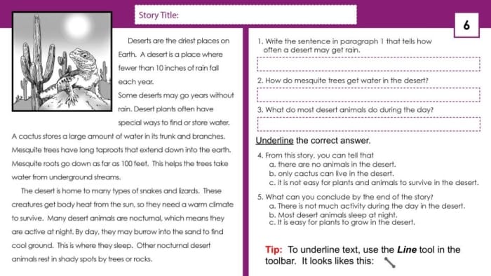 Story Comprehension: Drawing Conclusions Worksheet Image 10 Worksheet for first graders to enhance story comprehension by drawing conclusions